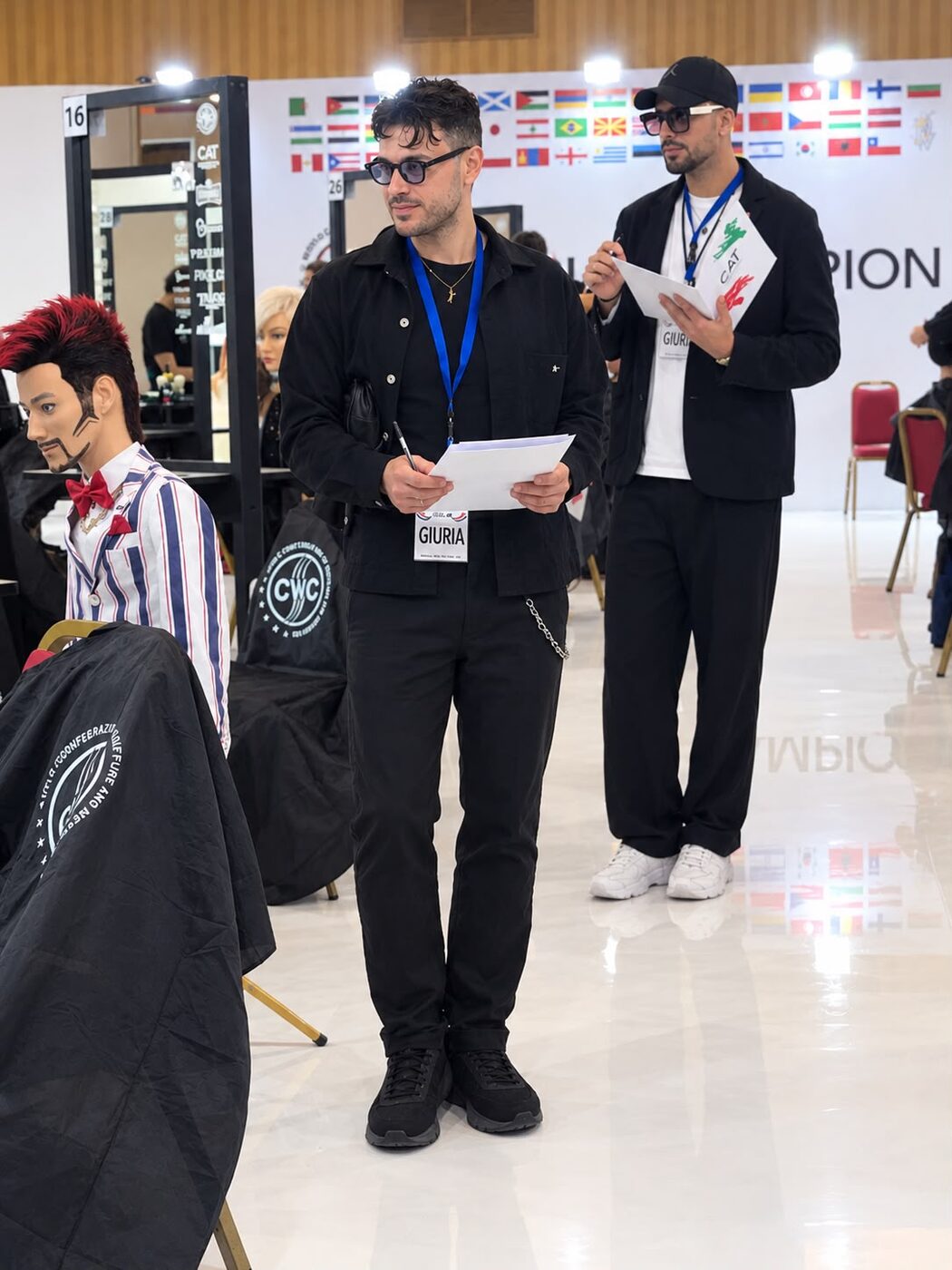 Scatto dal salone di Peppe il Barbiere